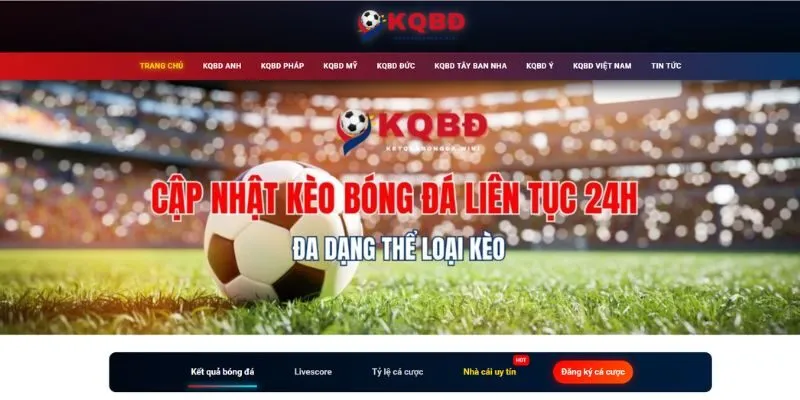 Chuyên trang KQBD cung cấp dữ liệu và kèo bóng đá siêu nhanh chóng